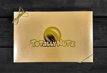 medium gold totally nutz gift box